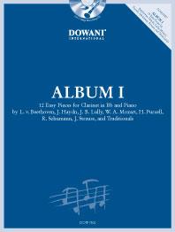 Album I - 12 Easy Pieces for Clarinet in Bb and Piano - klarinet a klavír